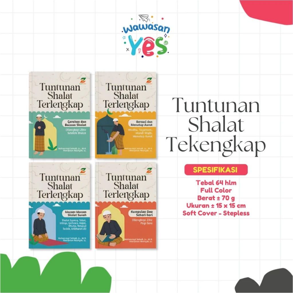 Buku tuntunan sholat lengkap doa doa dzikir adi hidayat panduan terjemahan agama Ziyadbooks Official