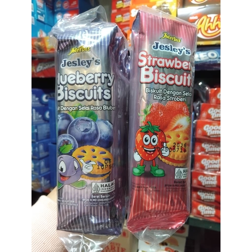 

Interbis Jesley's Blueberry & Strawberry Biscuit (isi 10)
