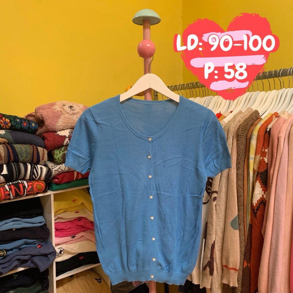 pendek rajut / knit kancing PART 1