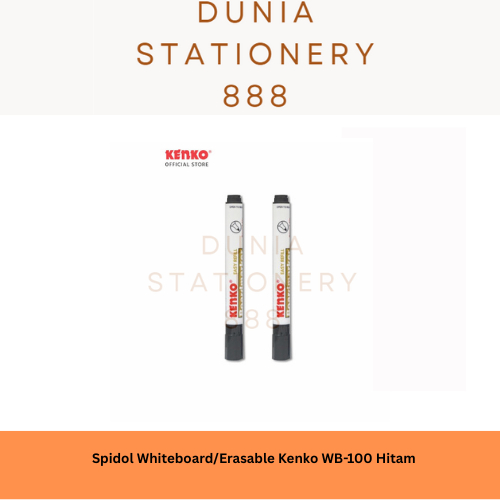 

Spidol Whiteboard/ Spidol Papan Tulis Kenko WM-100 Hitam (1 pcs)