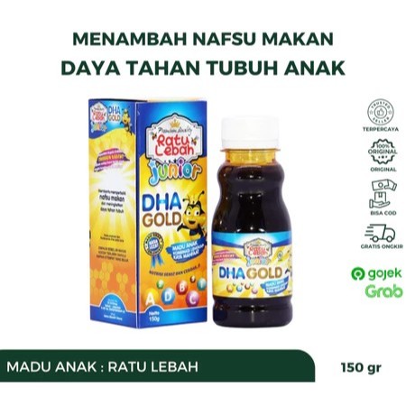 MADU ANAK RATU LEBAH DHA GOLD BPOM