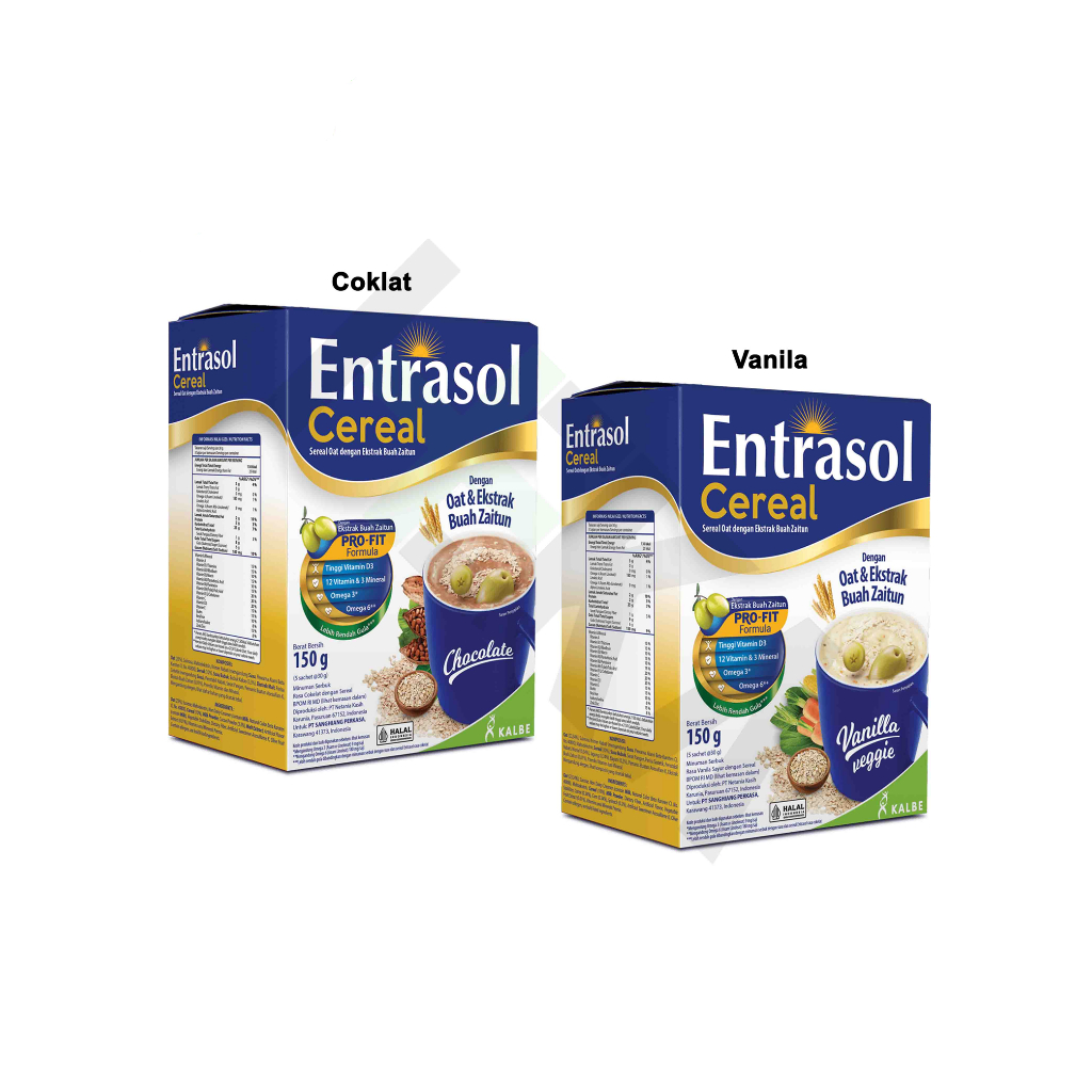Entrasol Cereal 150 g - Sereal Oat dengan Buah Zaitun [Majapahit]