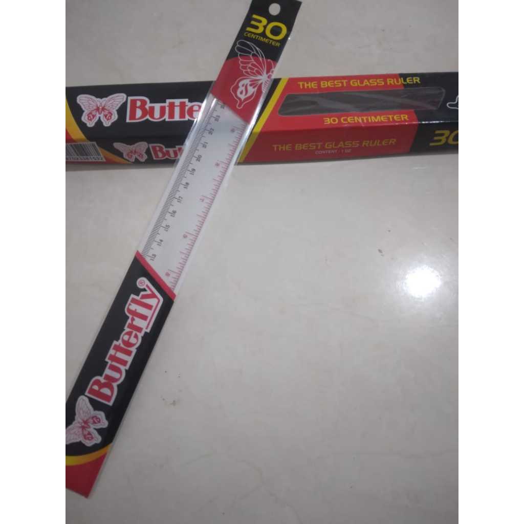 

Penggaris 30cm BUTTERFLY