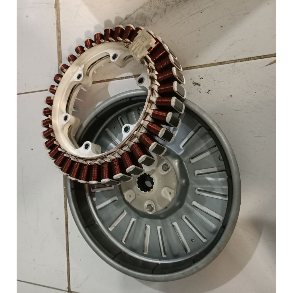 satu set dinamo direct Drive mesin cuci LG prontloading 8kg