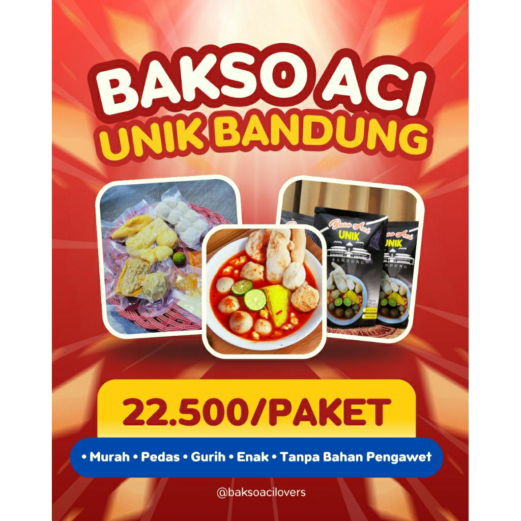 

1 paket Bakso Aci Unik Bandung