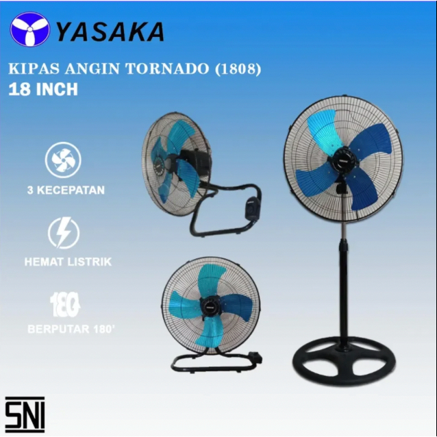 KIPAS ANGIN TORNADO YASAKA 3IN1 18INCH / KIPAS 3IN 1