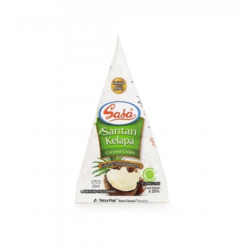 

Sasa santan kelapa coconut cream 65 ml= 1 pcs