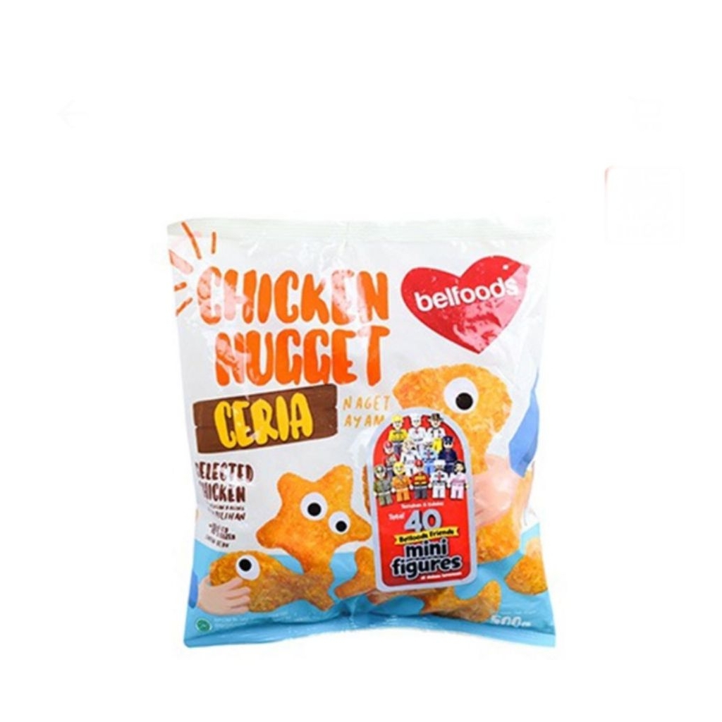 

belfoods favorite chicken nugget ceria 500 gram