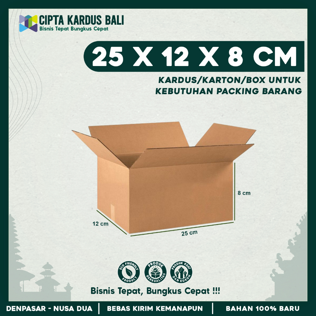 

Kardus Packing 25x12x8 | Box packing | Karton Packing
