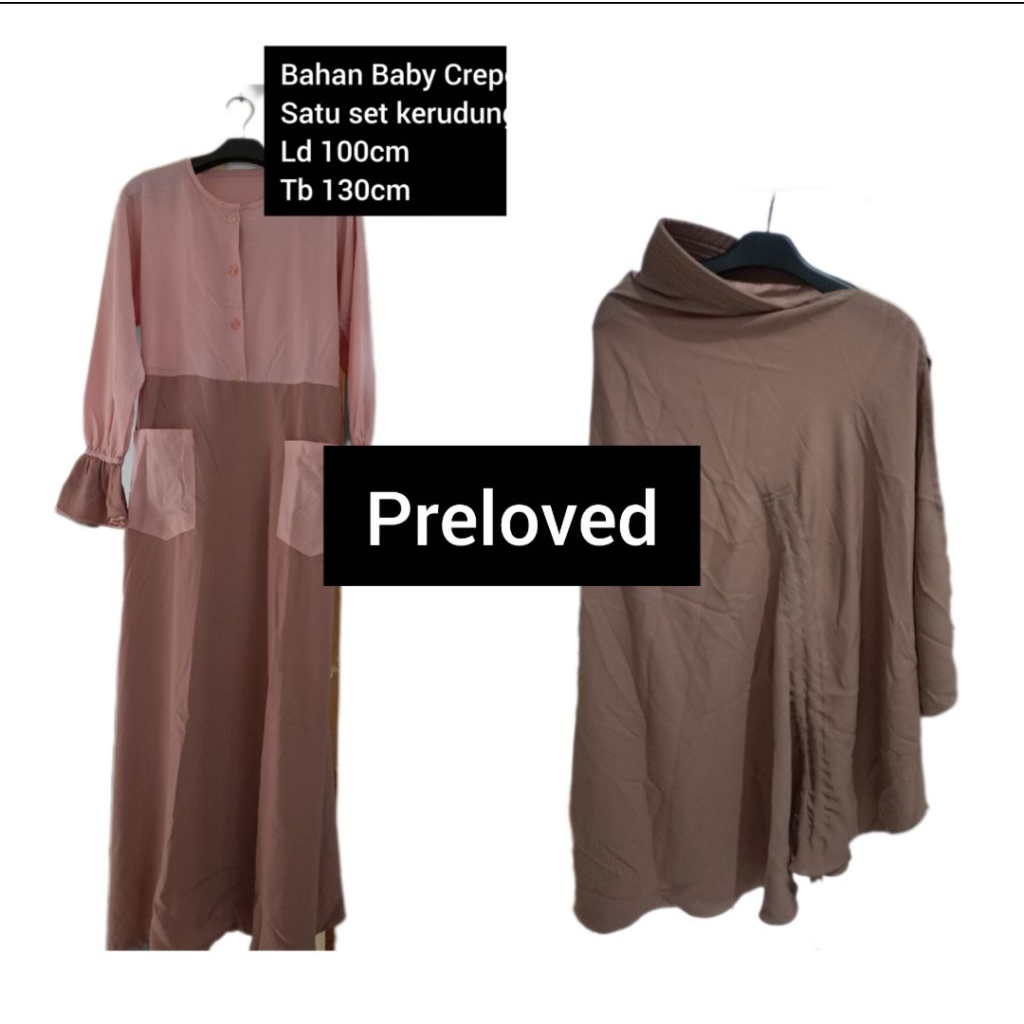 preloved gamis set