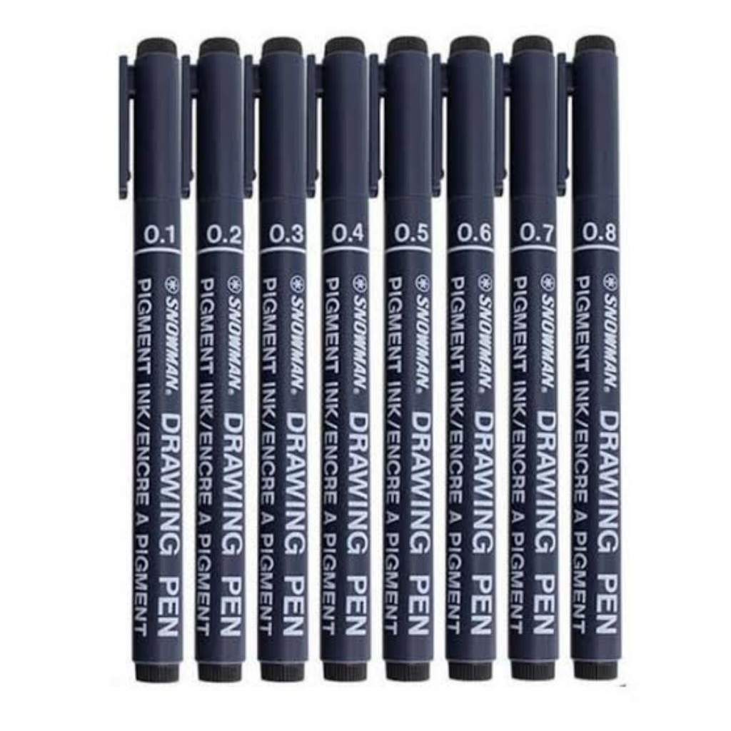 

[1 PCS] DRAWING PEN FT-700 SNOWMAN / DRAWING PEN 0.1 / 0.2 / 0.3 / 0.4 / 0.5 / 0.6 / 0.7 / 0.8 FT700 SNOWMAN