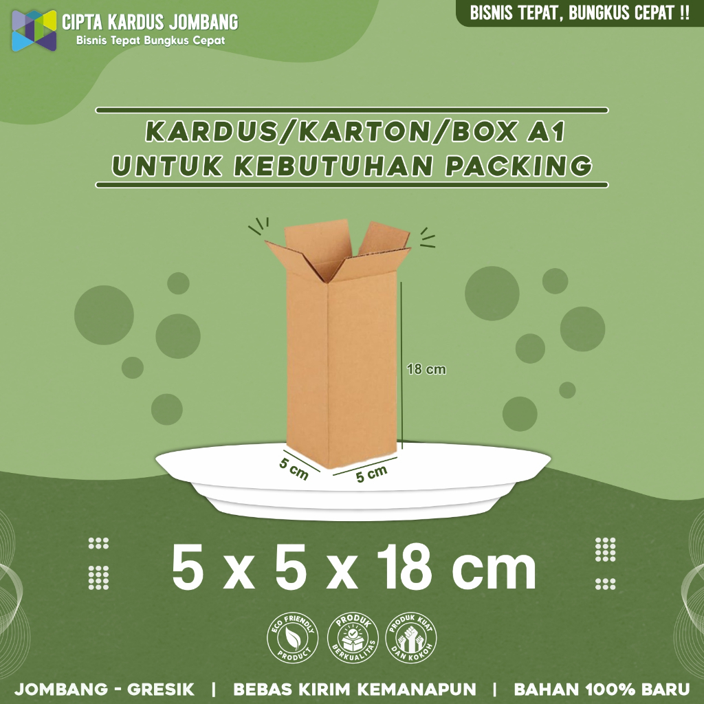 

Kardus Packing 5x5x18 | Box packing | Karton Packing