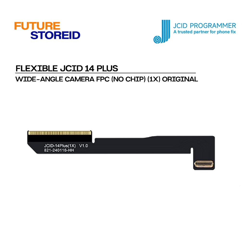 FLEXIBEL JCID 14PLUS WIDE-ANGLE CAMERA FPC (NO CHIP) (1X) ORIGINAL - FPC Kamera Belakang Wide-Angle 