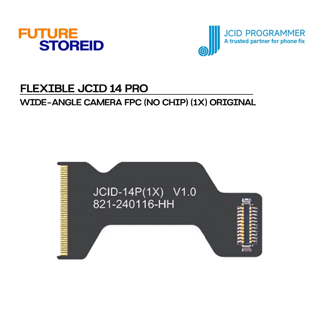 FLEXIBEL JCID 14P WIDE-ANGLE CAMERA FPC (NO CHIP) (1X) ORIGINAL - FPC Kamera Belakang Wide JCID iPho