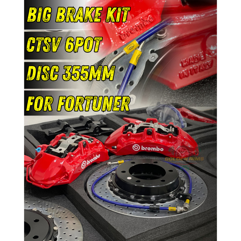 BIG BRAKE KIT CTSV 6POT DISC FOR FORTUNER