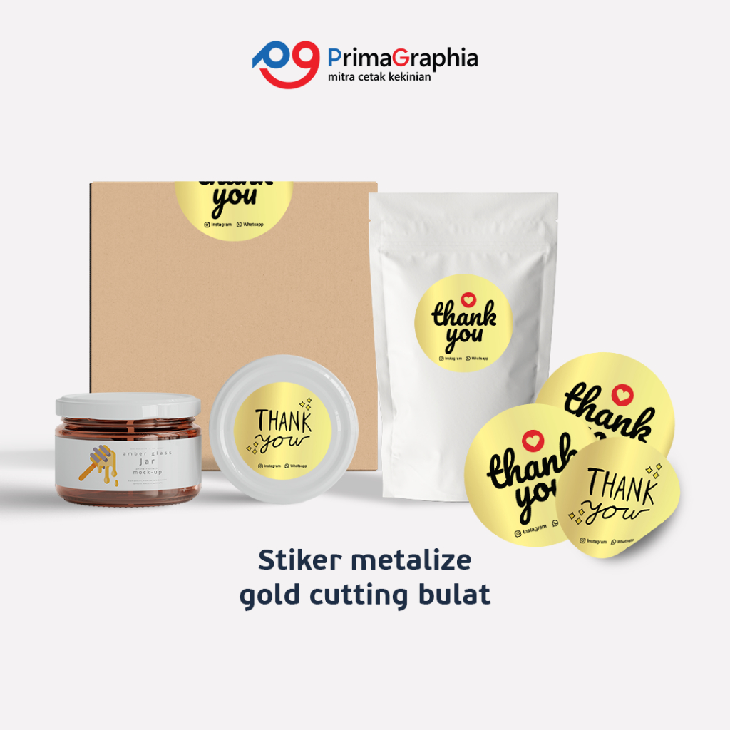 

Cetak Stiker Gold Bulat Custom Desain Template
