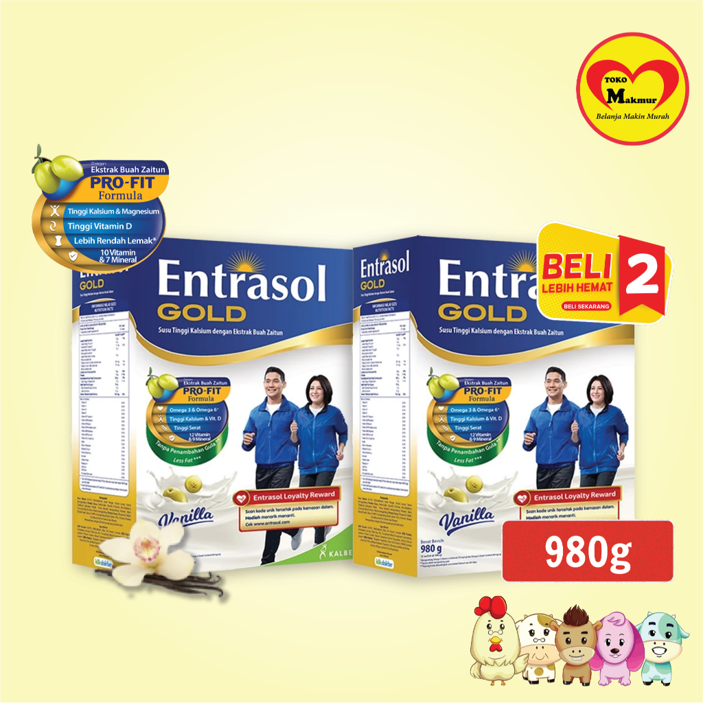 

Entrasol Gold Vanila 980gr / Toko Makmur Live