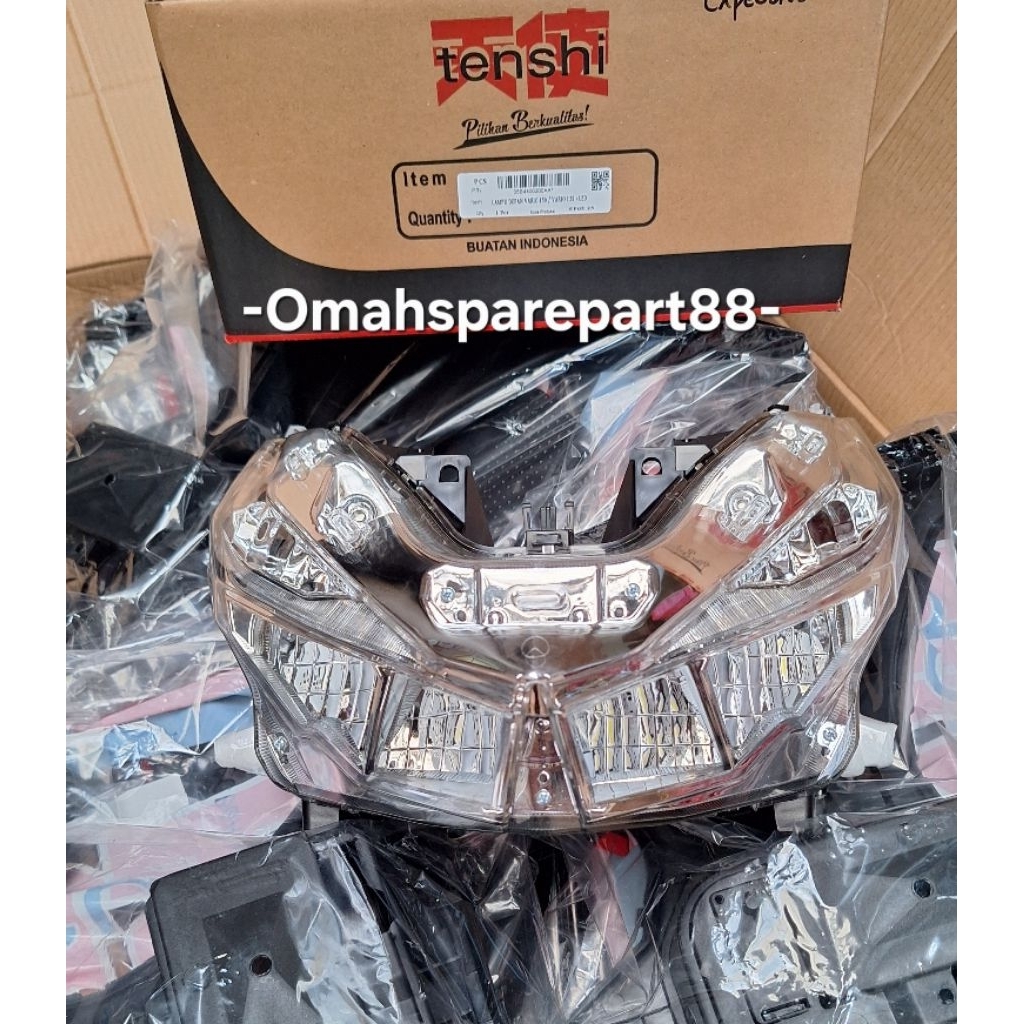 lampu depan reflektor vario 150 vario 125 led 2016 2017 thensi