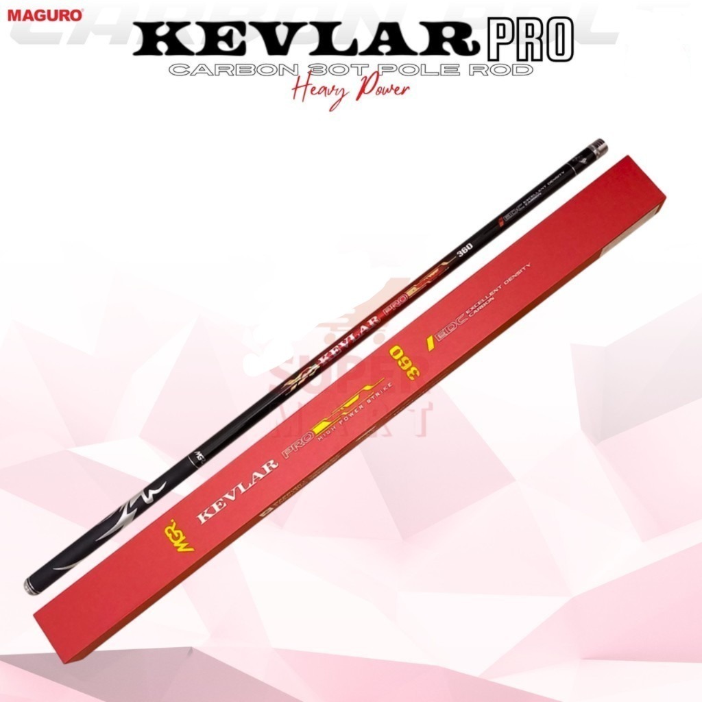 TEGEK MAGURO KEVLAR PRO CARBON SOLID KAKU