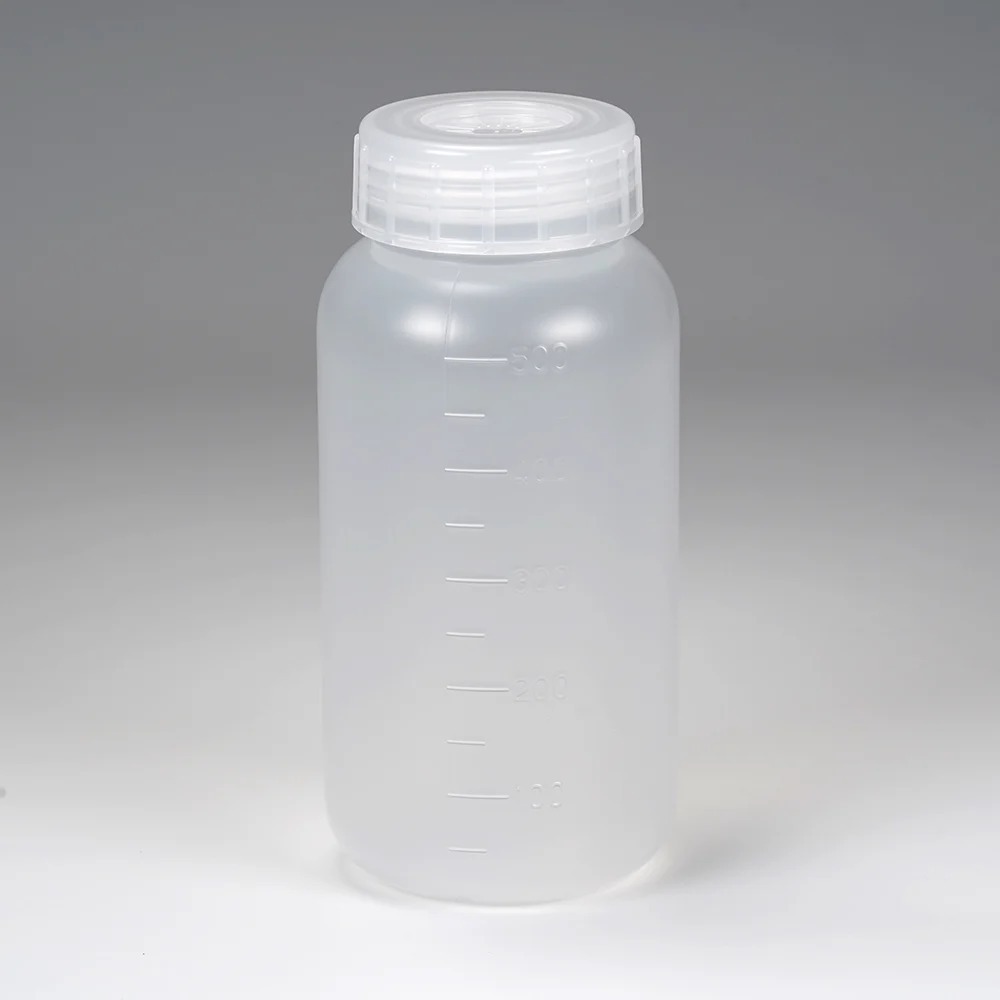 AS ONE PP Wide Mouth Bottle 500ml | Botol Plastik Autoclave Laboratorium