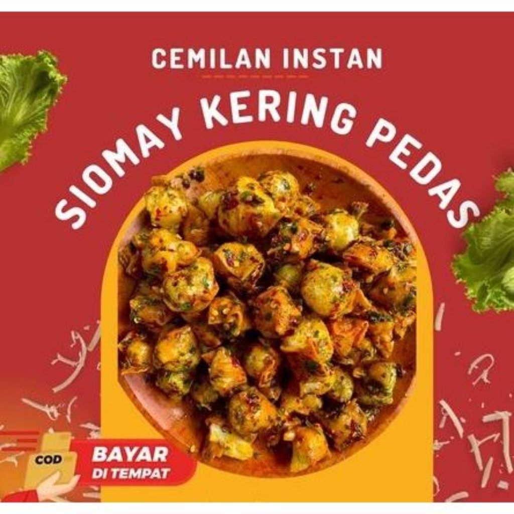 

READT MEDAN| HALAL| SIOMAY KERING PEDAS DAUN JERUK KEMASAN 250 GR, PEDAS NAMPOL