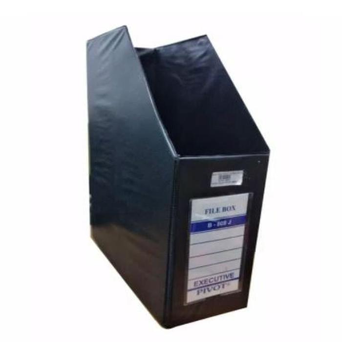 

BOX FILE BOKS DOKUMEN PVC FOLIO KANCING LIPAT PIVOT JUMBO EXECUTIVE WARNA HITAM BIRU