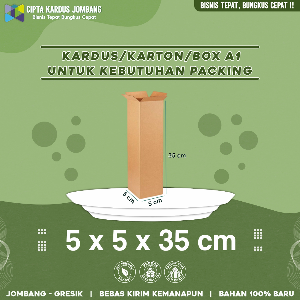 

Kardus Packing 5x5x35 | Box packing | Karton Packing