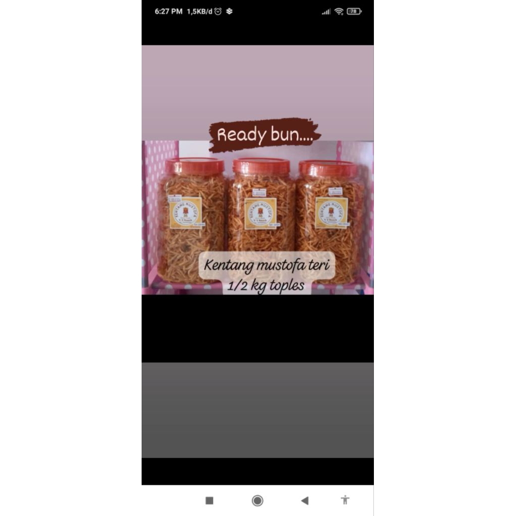 

kentang Mustofa teri V2 snack