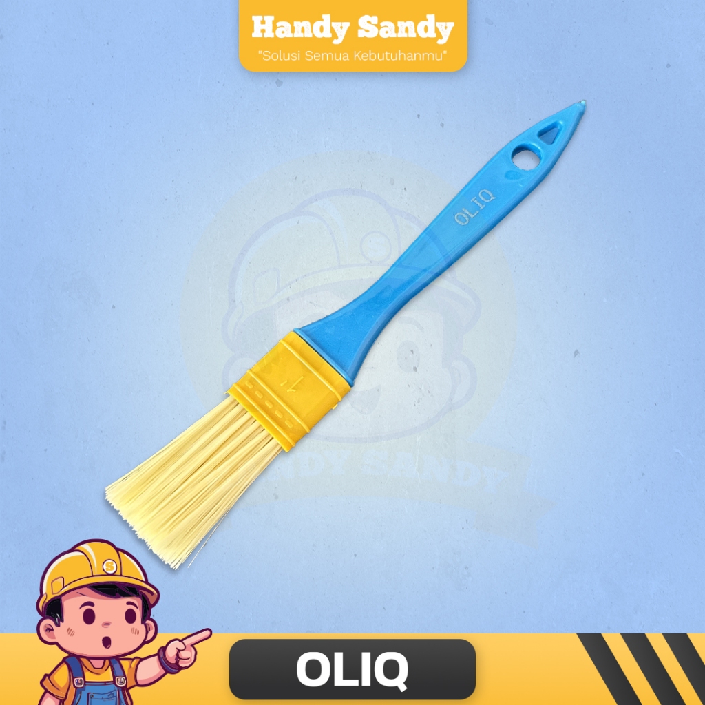 

OLIQ Kuas GG Plastik 1" inch | Kuas Lukis