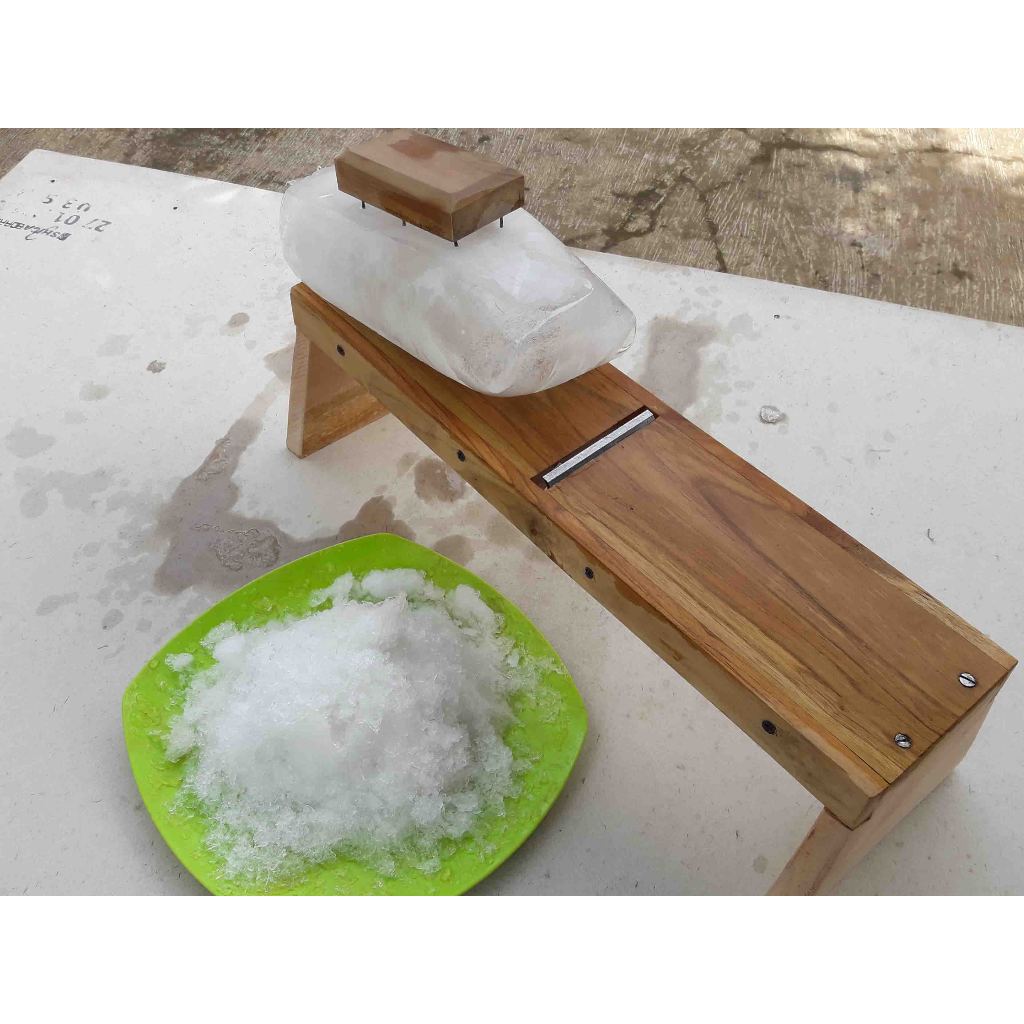 ALAT SERUT ES BATU/SERUTAN ES DARI KAYU JATI