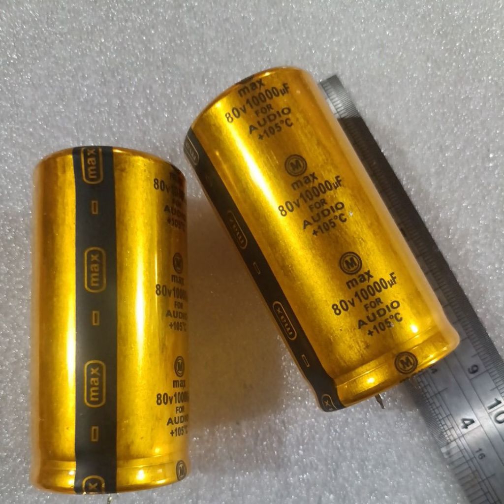 Capasitor Elco 80v 10000uf MAX GOLD original elko 10000uf/80v max gold