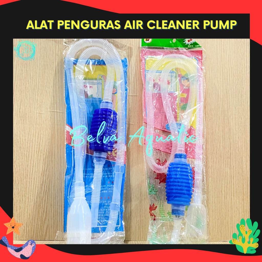 Alat Penguras Aquarium Penyedot Air Siphon Cleaner Pump Sipon Aquarium