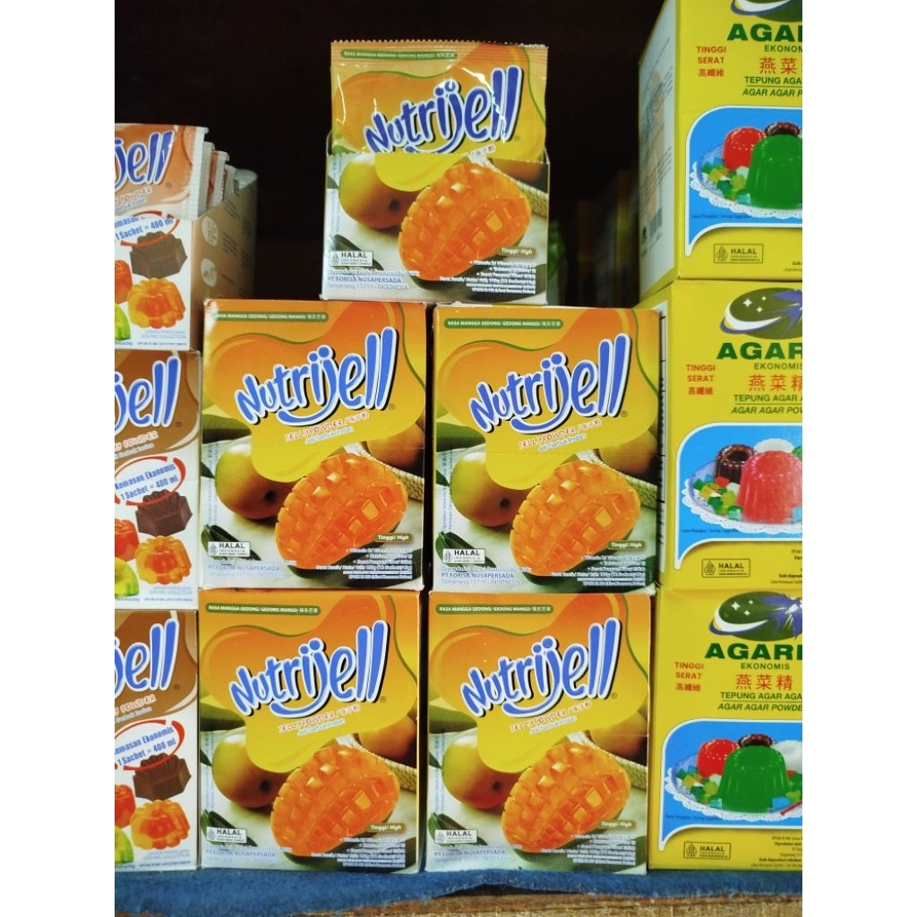 

Nutrijell Rasa Mangga Gedong 15gr x 12 sachet