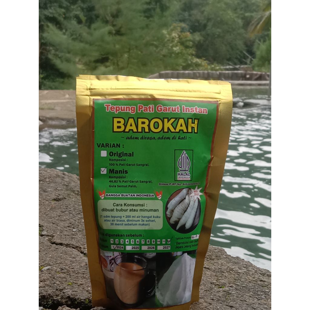 

tepung pati garut atasi lambung