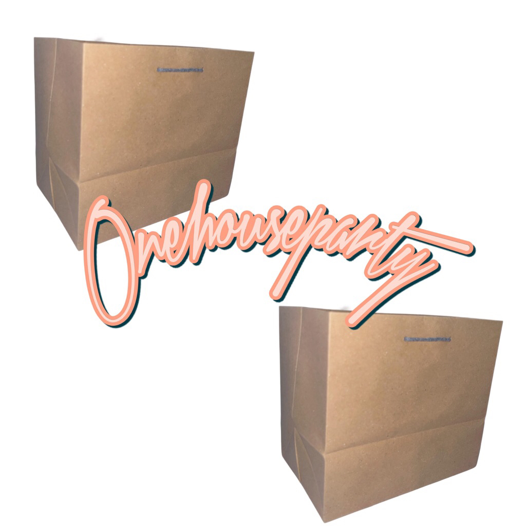 

Tas kado paperbag polos coklat paper bag 20 cm x 20 cm x 20 cm