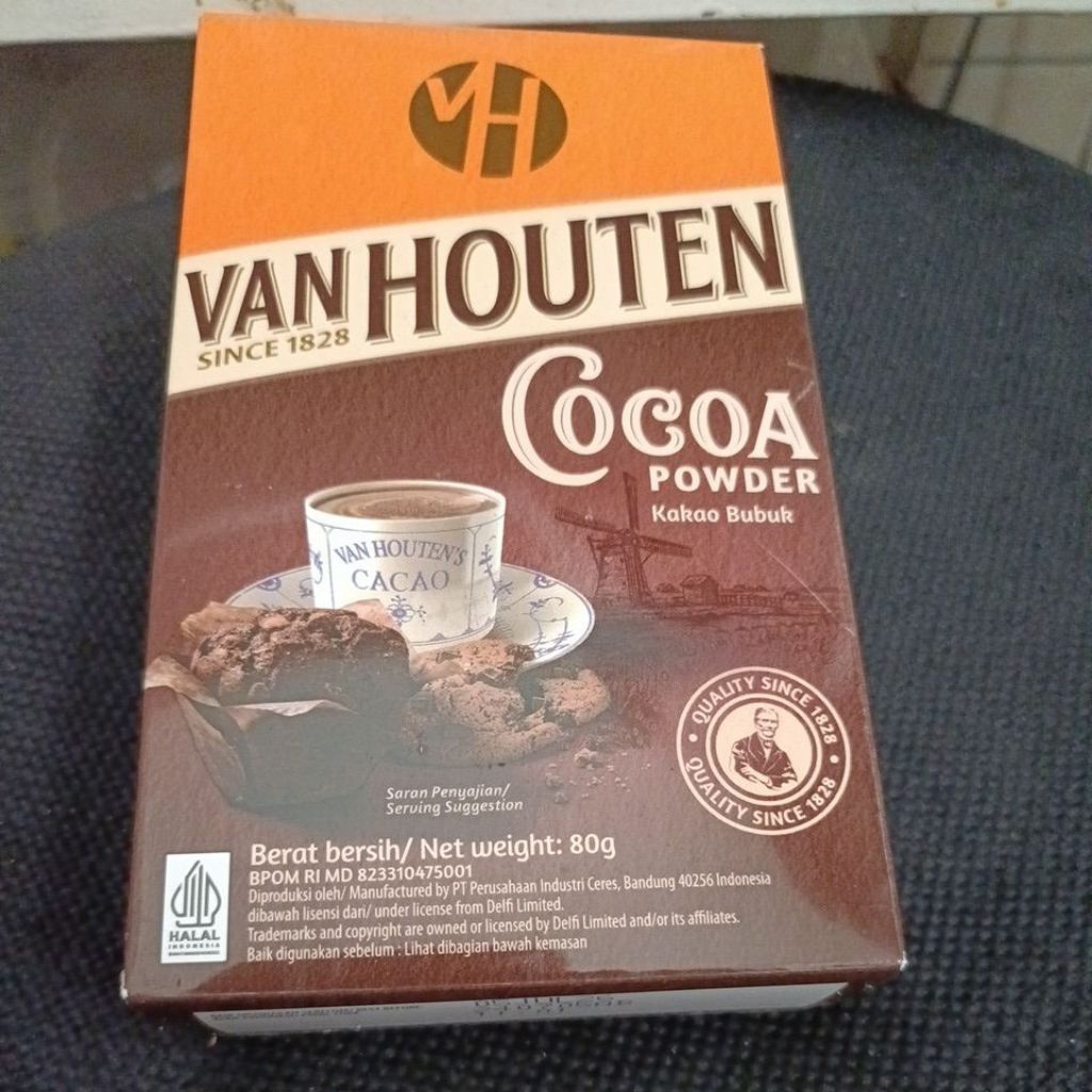

coklat bubub Van Houten kemasan bersih 80gram