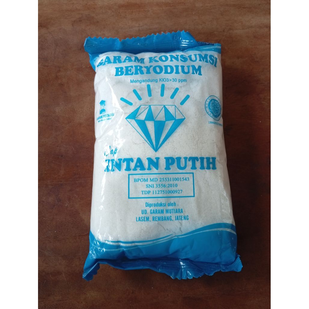 

GARAM HALUS CAP INTAN 200 GRAM / BIRU