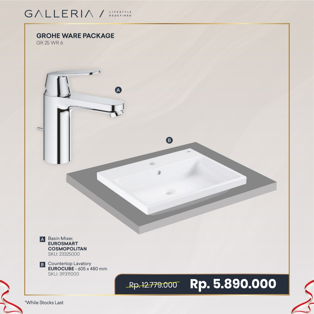 Grohe Ware Package 2 / Grohe Paket Wastafel