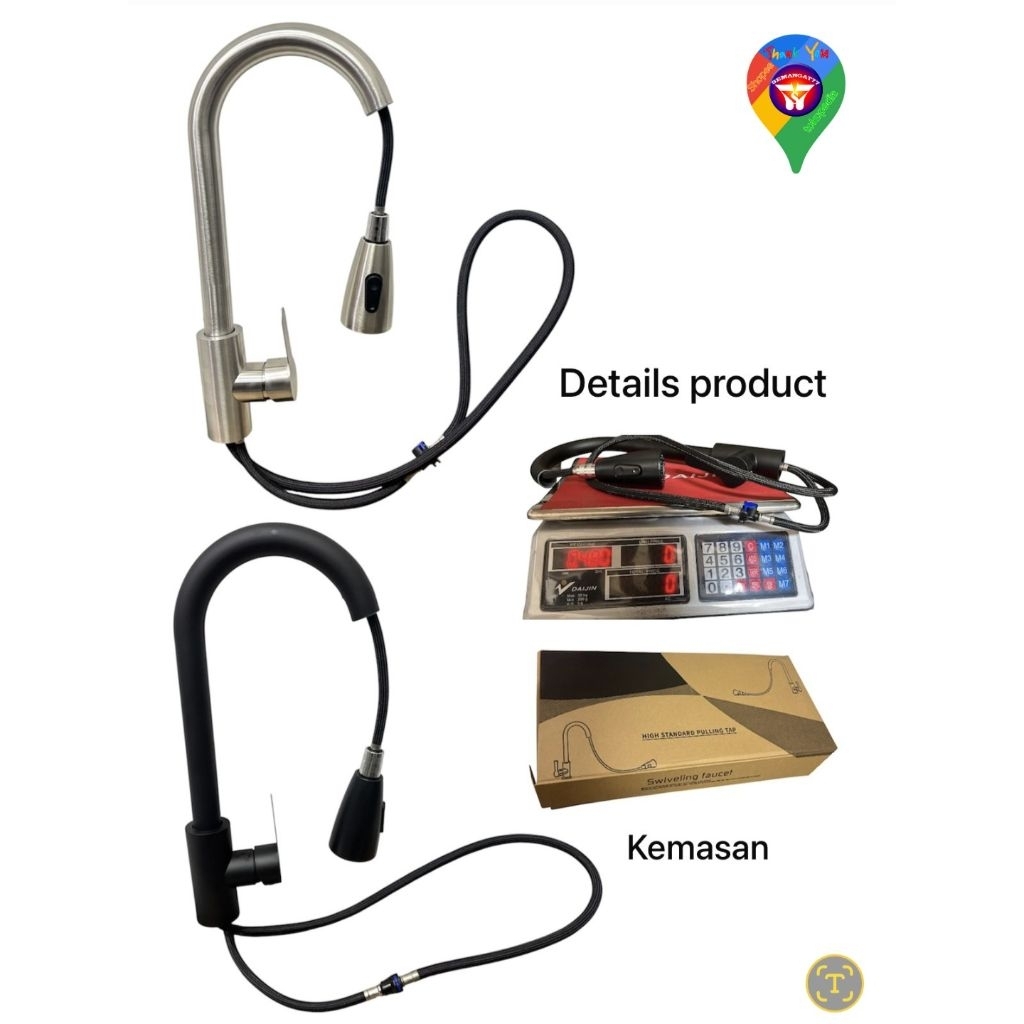 Kran Tarik Sink Mixer Stainless SUS304