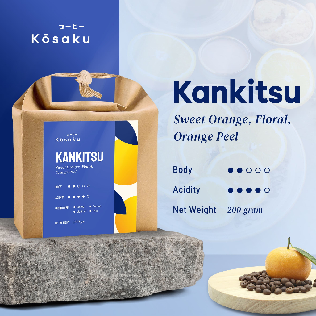 

Kosaku Kankitsu Coffee 200gr Biji Kopi Arabika - Coffee Beans Kopi Bubuk