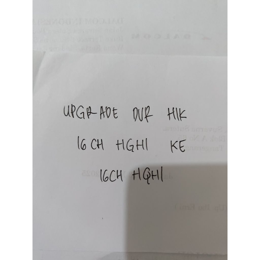 UPGRADE DVR HIKVISION 16 CHANNEL 2MP KE 16 CHANNEL 5MP