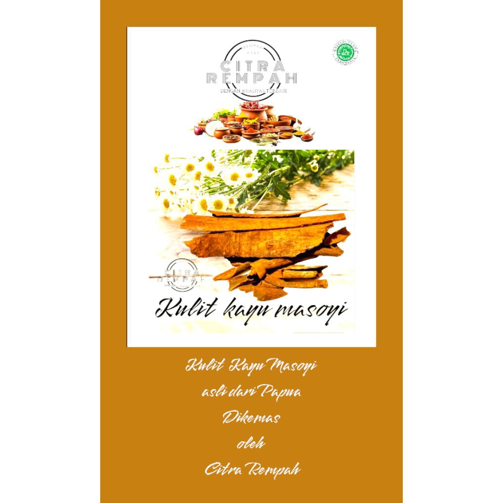 

Kulit Kayu Masoyi 100gr