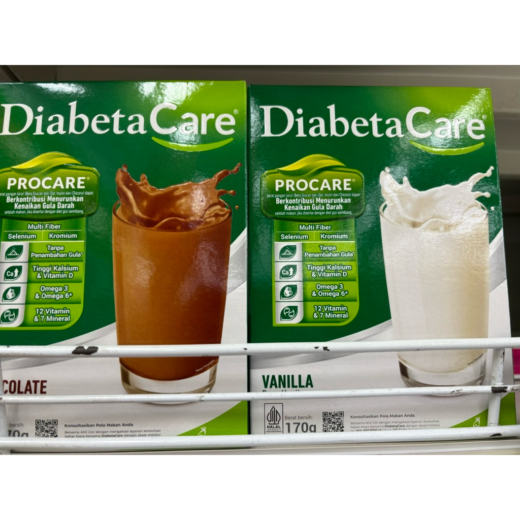 

Diabetacare susu bubuk diabetes vanila/coklat 170g