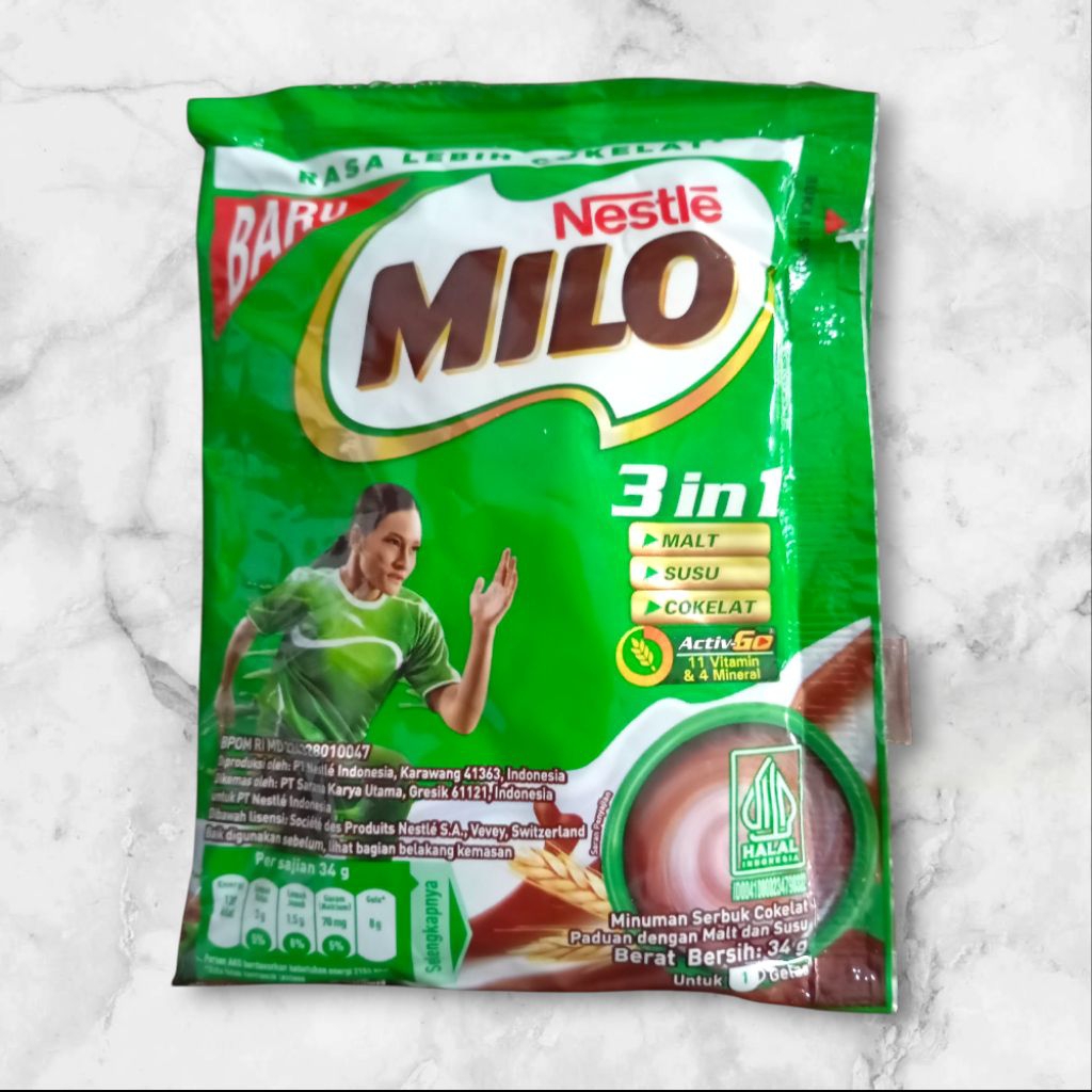 

Milo 3in1sachet renceng renteng