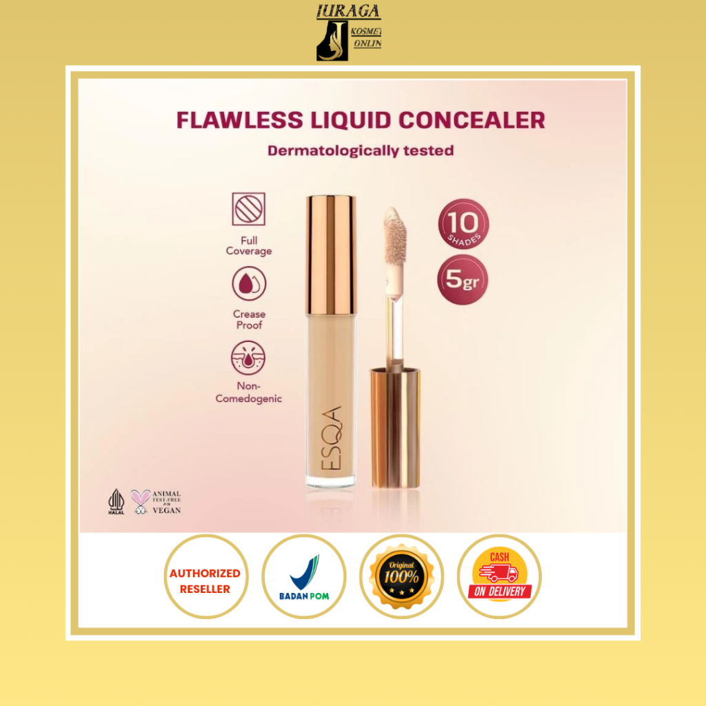 ESQA Flawless Liquid Concealer - ESQA Concealer