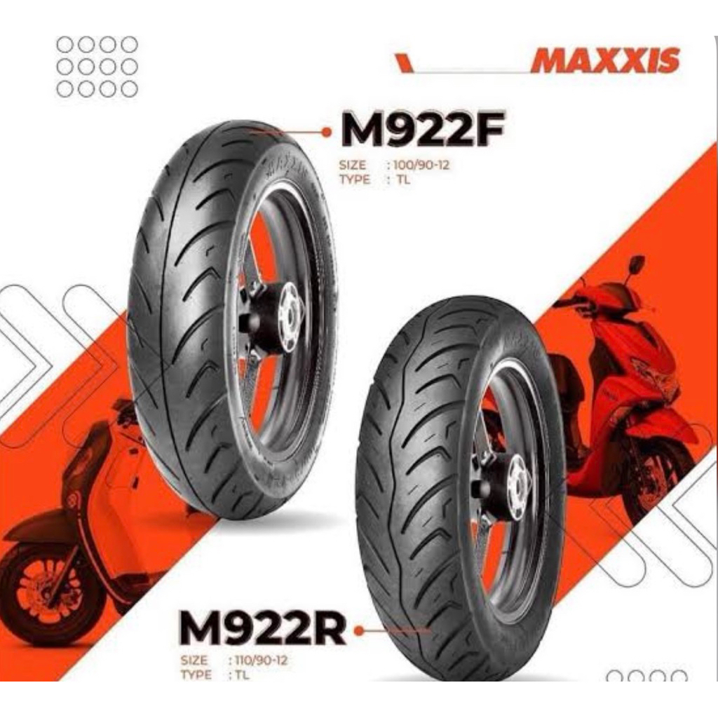 ban scoopy ring 12-100/90 12-110/90 ban tubles donat semi softcompound BAN MAXXIS TUBLES M922R ban 1