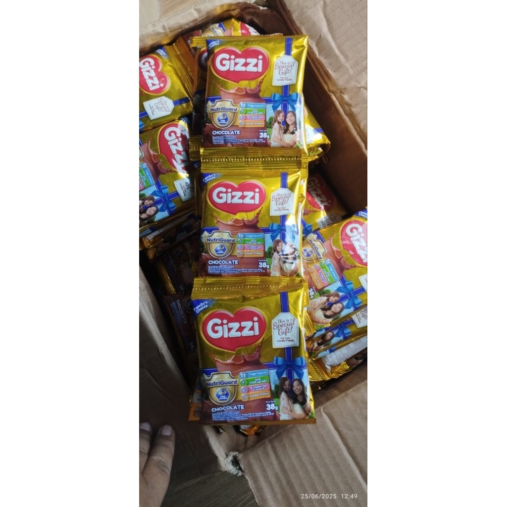 

susu gizzi rasa coklat