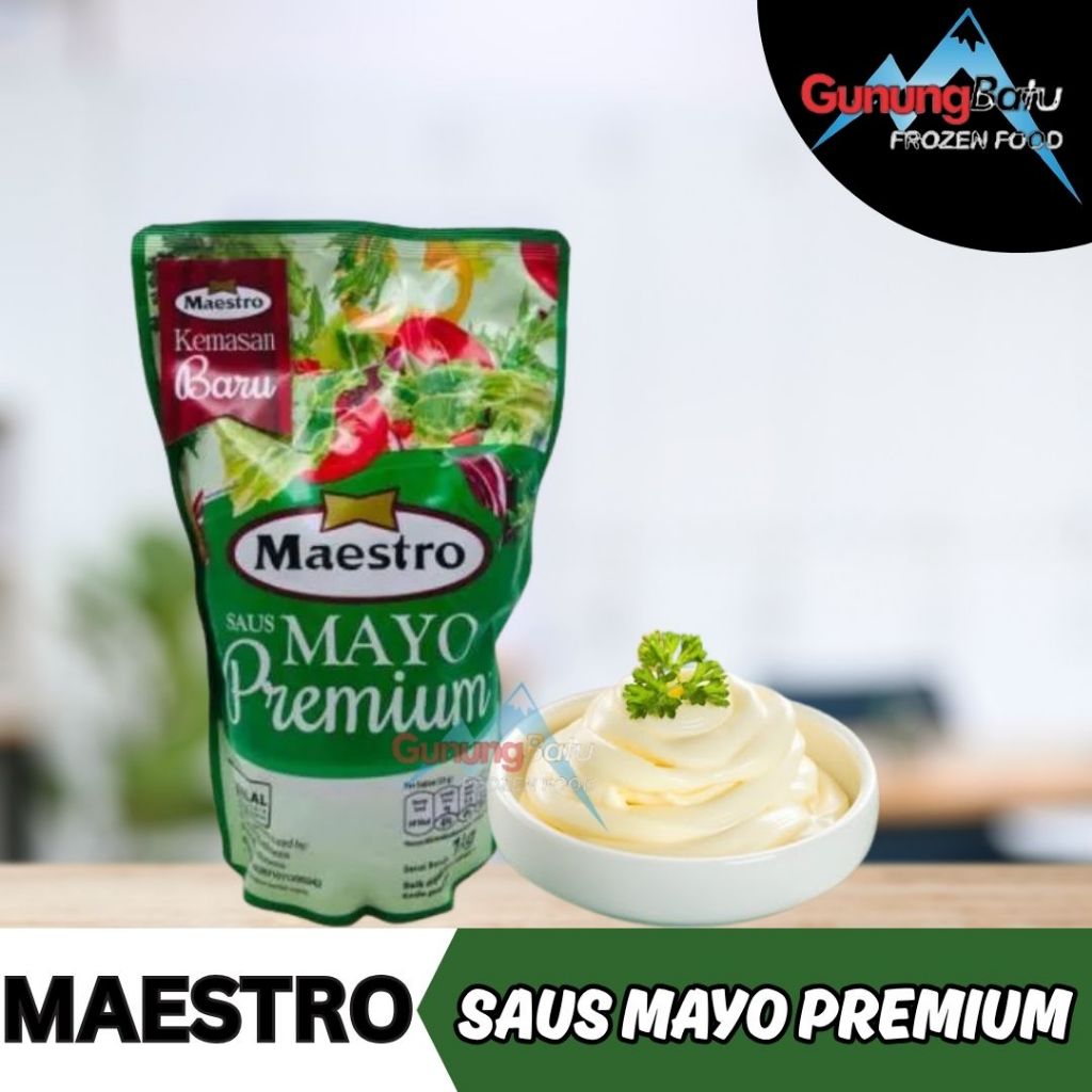 

MAESTRO SAUS MAYONAISE PREMIUM 1KG HALAL
