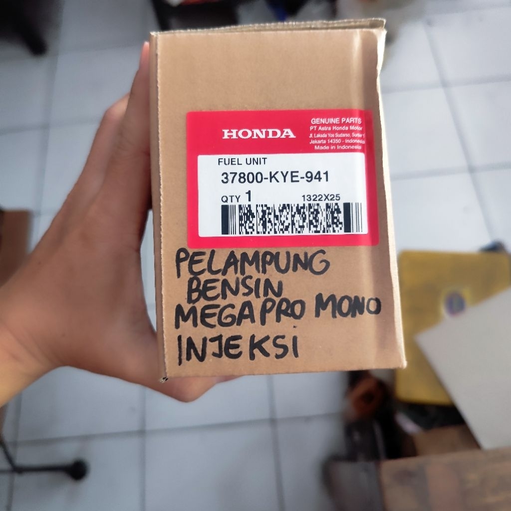 pelampung tangki bensin megapro monoshock injeksi 37800KYE941
