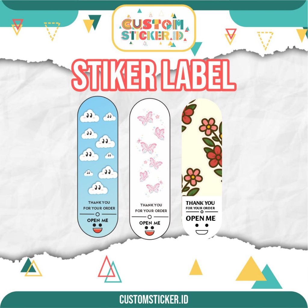 

Stiker Label F Custom Free Template